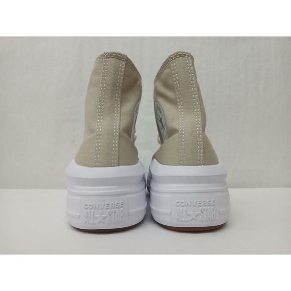 Converse Women's Chuck Taylor All Star Move Platform Sneakers A04365C Beige Sz 6 - Picture 7 of 10